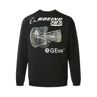 Thumbnail for BOEING 787 Men's Oversized Fleece Crew Sweatshirt e-joyer