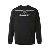 Thumbnail for CESSNA - 182 Men's Oversized Fleece Crew Sweatshirt e-joyer