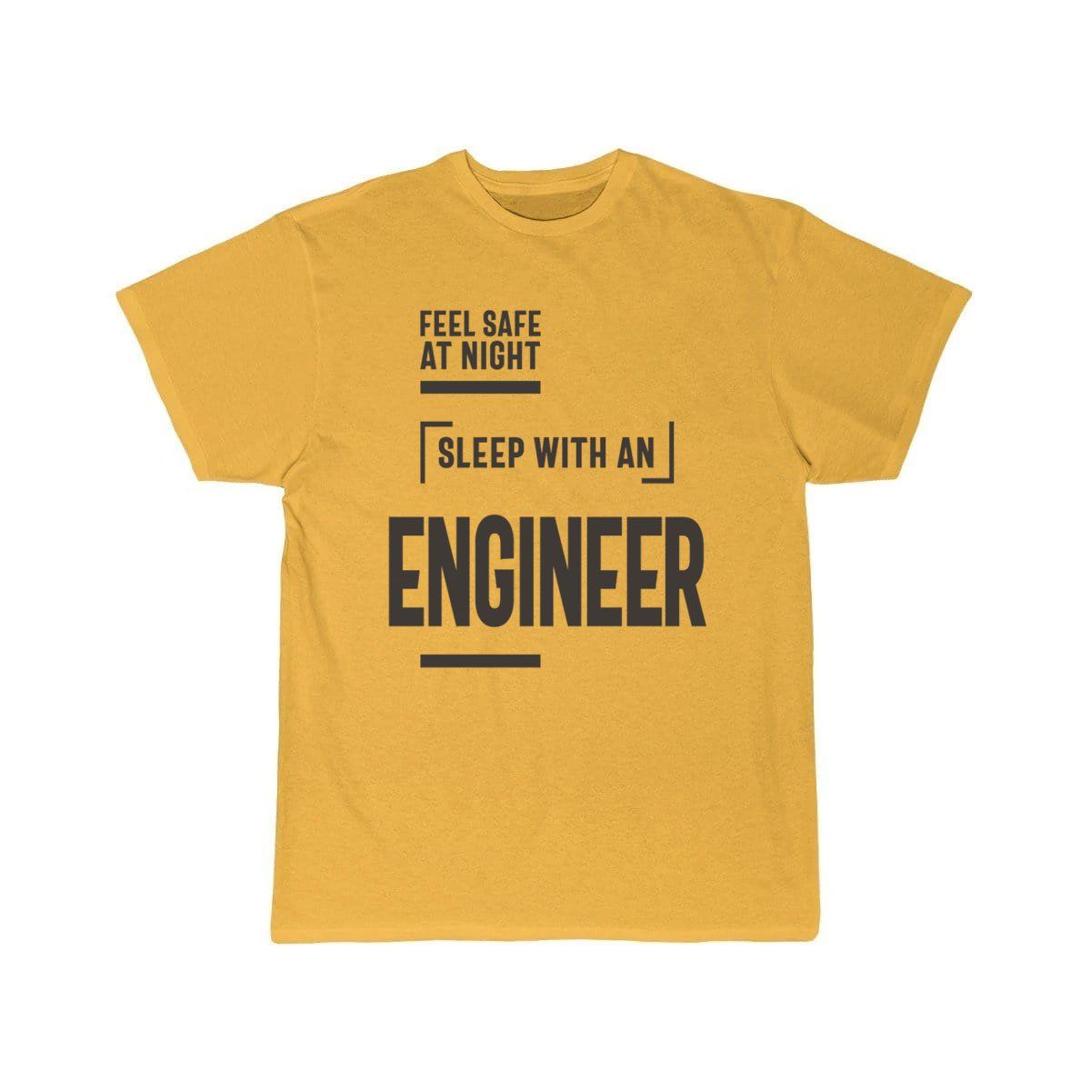 Feel Safe at Night Sleep With an Engineer  T-Shirt THE AV8R