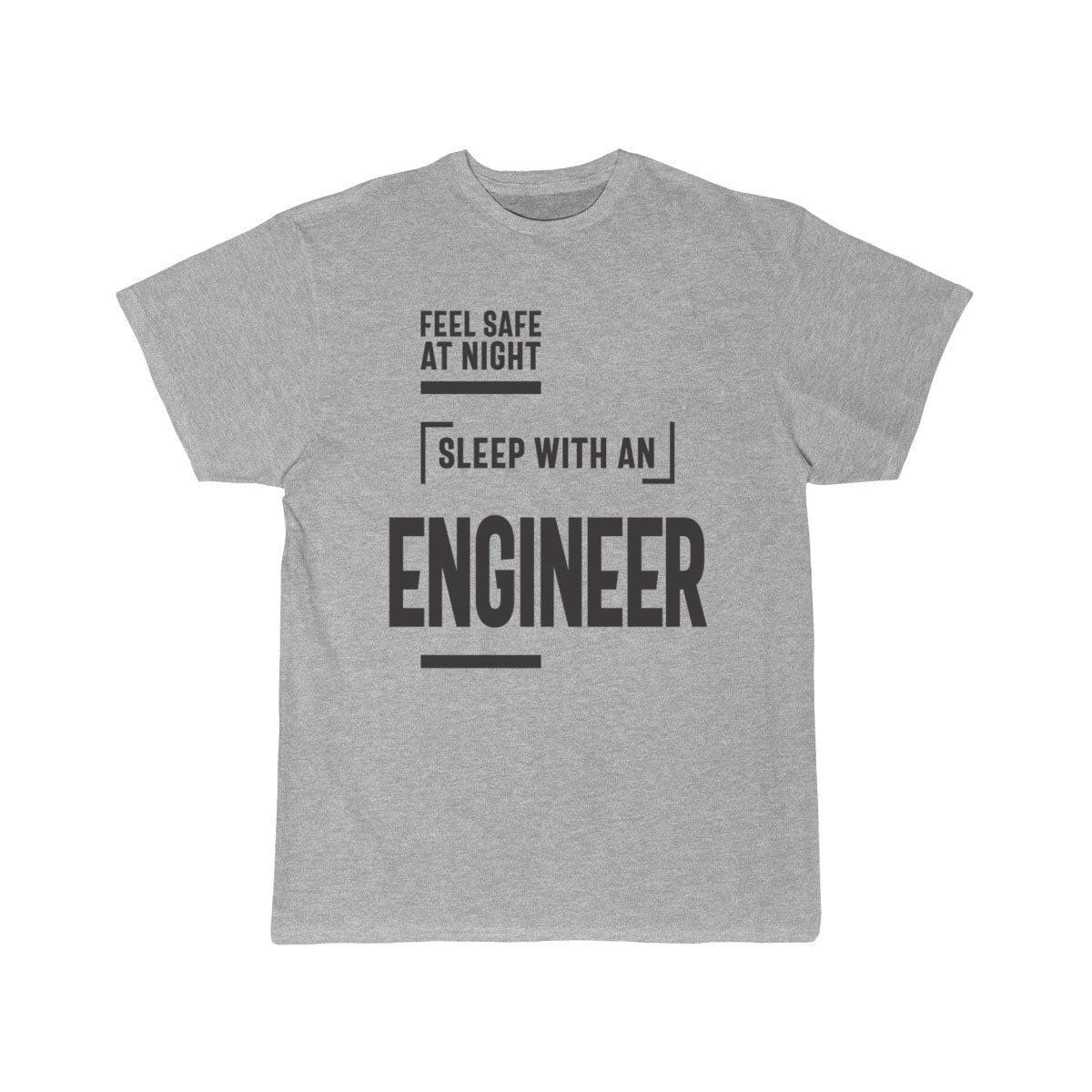 Feel Safe at Night Sleep With an Engineer  T-Shirt THE AV8R