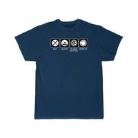 Thumbnail for Plane Spotter Eat Sleep Repeat for Planespotter T-SHIRT THE AV8R