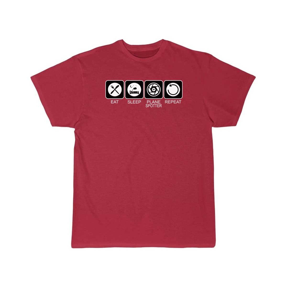 Plane Spotter Eat Sleep Repeat for Planespotter T-SHIRT THE AV8R