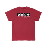 Thumbnail for Plane Spotter Eat Sleep Repeat for Planespotter T-SHIRT THE AV8R