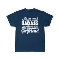 Thumbnail for Badass Mechanic s Girlfriend  T-Shirt THE AV8R