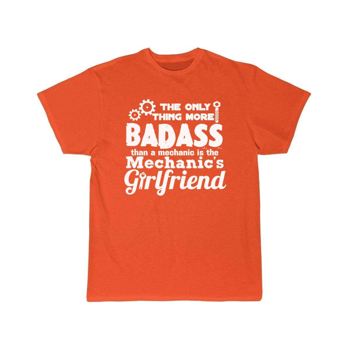 Badass Mechanic s Girlfriend  T-Shirt THE AV8R