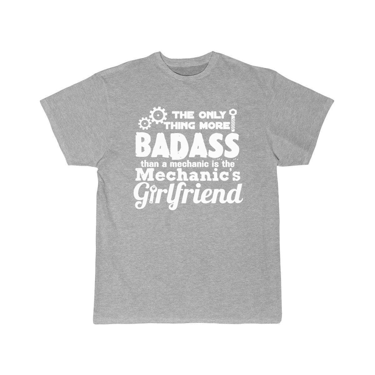 Badass Mechanic s Girlfriend  T-Shirt THE AV8R