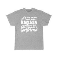 Thumbnail for Badass Mechanic s Girlfriend  T-Shirt THE AV8R