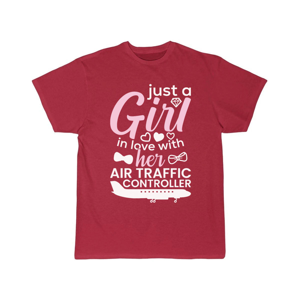 st A Girl Who Loves Air Traffic Controller ATC T-SHIRT THE AV8R