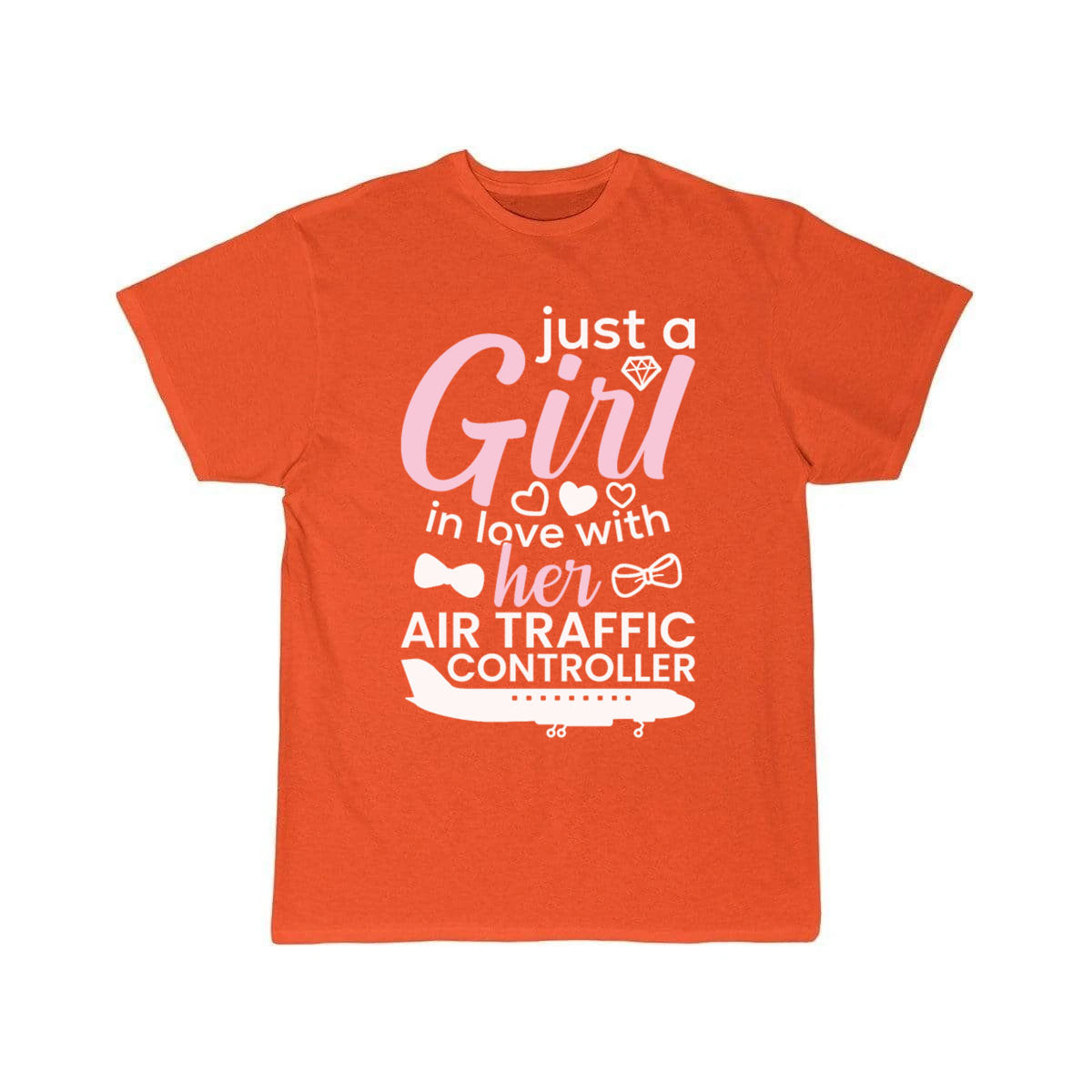 st A Girl Who Loves Air Traffic Controller ATC T-SHIRT THE AV8R