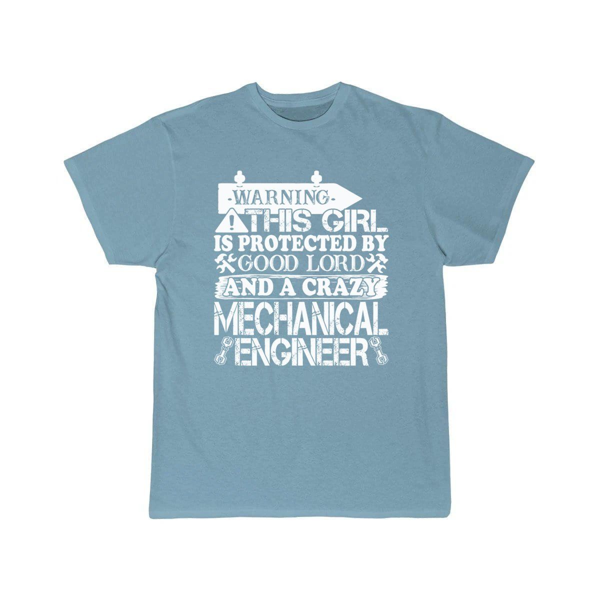 Protected By Crazy Mechanical Engineer T-Shirt THE AV8R