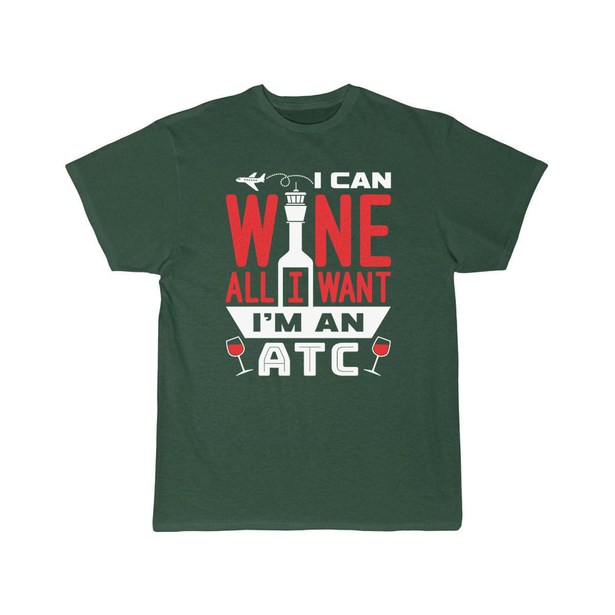 Funny ATC Air Traffic Control Wine Quote T-SHIRT THE AV8R