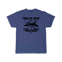 Thumbnail for Kick the Tires and Light the Fires Fighter Jet T Shirt THE AV8R