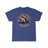 Thumbnail for Old School Hot Rod To the Moon & Back Retro Pin  T-Shirt THE AV8R