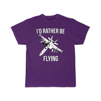 Thumbnail for I'd rather be flying fighter jet T Shirt THE AV8R