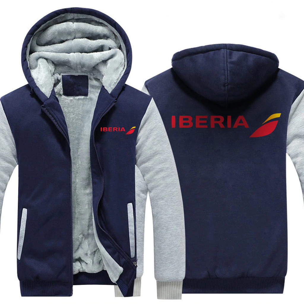 IBERIA AIRLINES  JACKETS FLEECE SWEATSHIRT