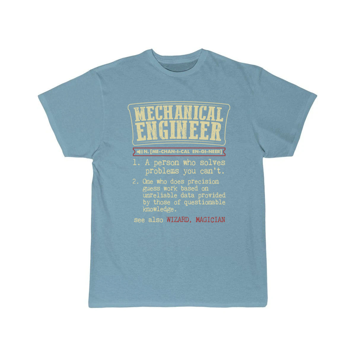 Mechanical Engineer Funny Dictionary Term Men's  T-Shirt THE AV8R