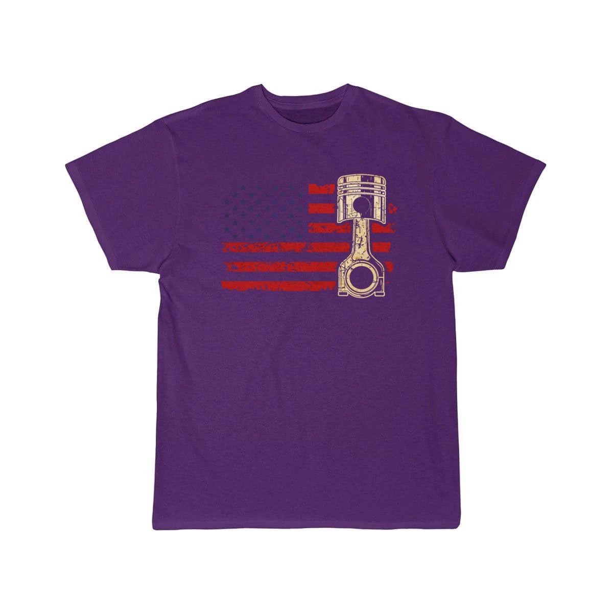 US American Flag Piston Vintage Patriot  T-Shirt THE AV8R