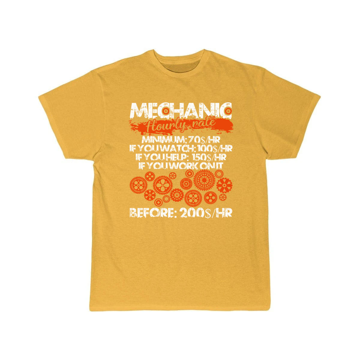 Mechanic Hourly Rate T Shirt, Mechanic   T-Shirt THE AV8R