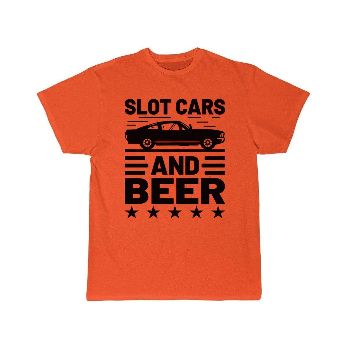 Slot Car Racing Nostalgic Muscle Car Project Car  T-Shirt THE AV8R