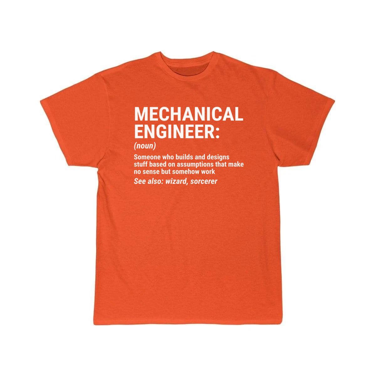 Funny Mechanical Engineer Definition Noun   T-Shirt THE AV8R