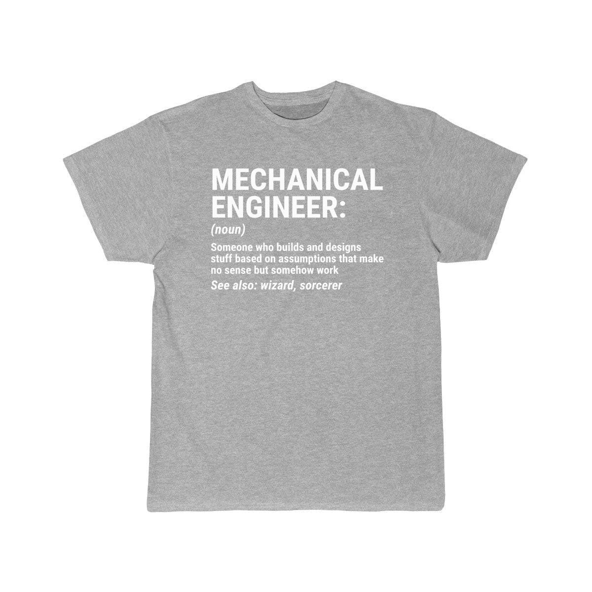 Funny Mechanical Engineer Definition Noun   T-Shirt THE AV8R