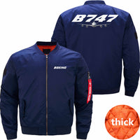 Thumbnail for Boeing 747 Ma-1 Bomber Jacket Flight Jacket Aviator Jacket THE AV8R