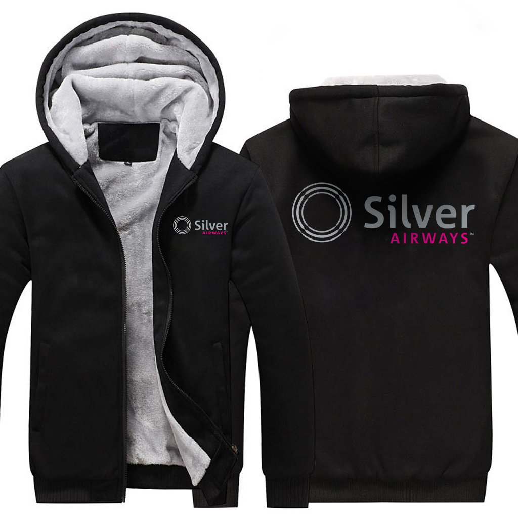 SILVER AIRLINES  JACKETS FLEECE SWEATSHIRT