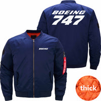 Thumbnail for Boeing 747 Ma-1 Bomber Jacket Flight Jacket Aviator Jacket THE AV8R