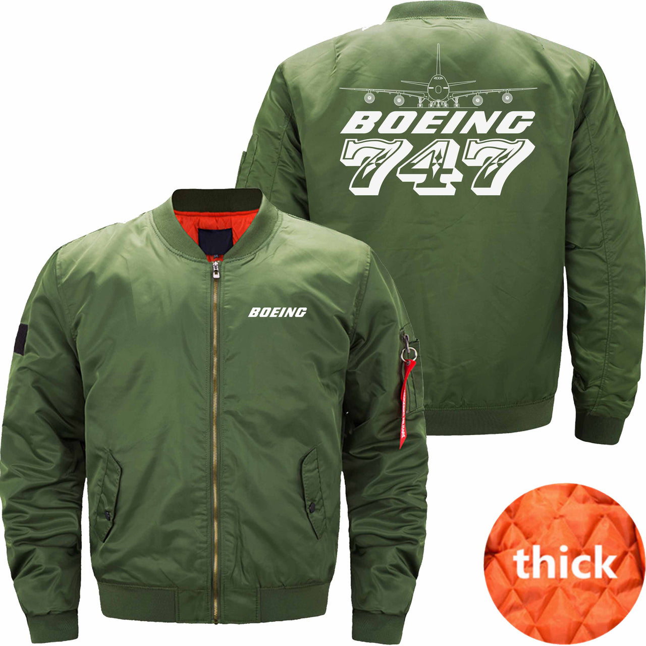 Boeing 747 Ma-1 Bomber Jacket Flight Jacket Aviator Jacket THE AV8R