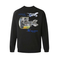 Thumbnail for AIRBUS 380 Men's Oversized Fleece Crew Sweatshirt e-joyer