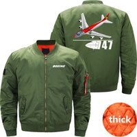 Thumbnail for Boeing 747 Ma-1 Bomber Jacket Flight Jacket Aviator Jacket THE AV8R