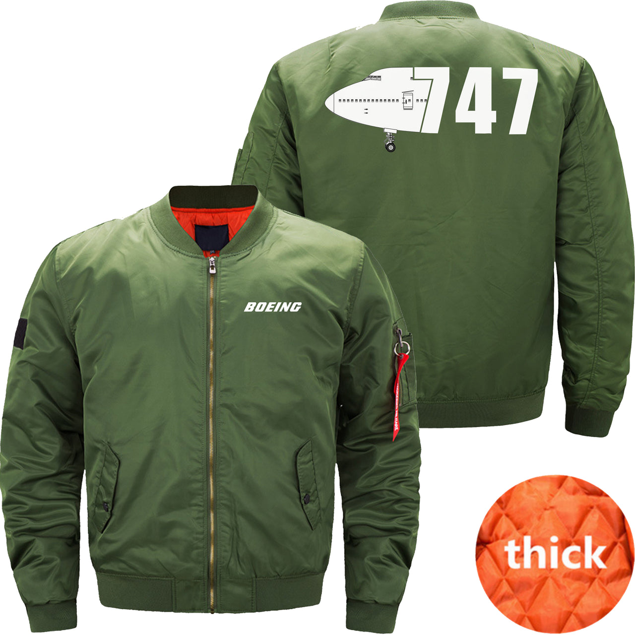 Boeing 747 Ma-1 Bomber Jacket Flight Jacket Aviator Jacket THE AV8R