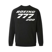 Thumbnail for BOEING 777 Men's Oversized Fleece Crew Sweatshirt e-joyer