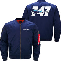 Thumbnail for Boeing 747 Ma-1 Bomber Jacket Flight Jacket Aviator Jacket THE AV8R