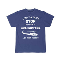 Thumbnail for Stop and look at Helicopters - Yes I do T-SHIRT THE AV8R