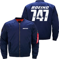 Thumbnail for Boeing 747 Ma-1 Bomber Jacket Flight Jacket Aviator Jacket THE AV8R