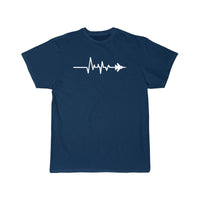 Thumbnail for Military Fighter Jet Aircraft Heartbeat Gift Print  T SHIRT THE AV8R