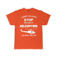 Thumbnail for Stop and look at Helicopters - Yes I do T-SHIRT THE AV8R