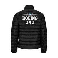Thumbnail for BOEING 747 Men's Stand Collar Padded Jacket e-joyer