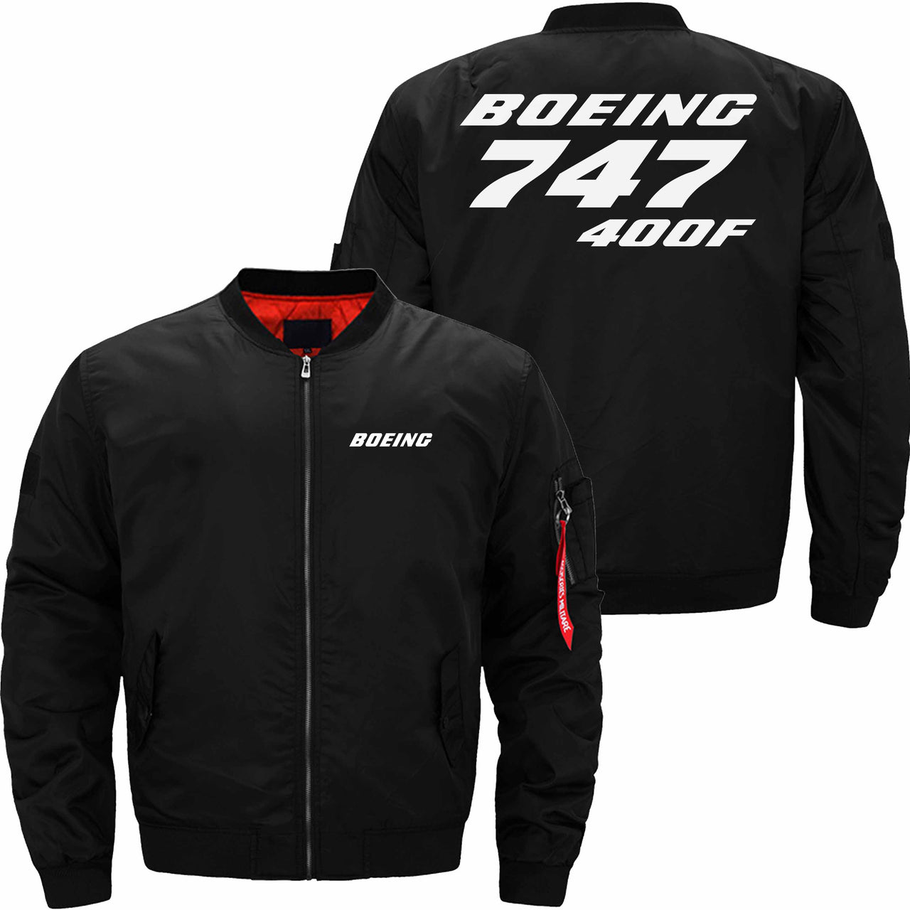 Boeing 747 400F Ma-1 Bomber Jacket Flight Jacket Aviator Jacket THE AV8R