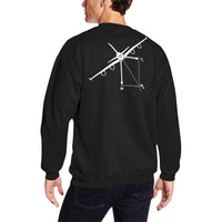 Thumbnail for BOEING 747 Men's Oversized Fleece Crew Sweatshirt e-joyer