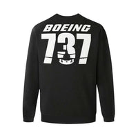 Thumbnail for BOEING 737 Men's Oversized Fleece Crew Sweatshirt e-joyer