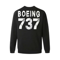 Thumbnail for BOEING 737 Men's Oversized Fleece Crew Sweatshirt e-joyer