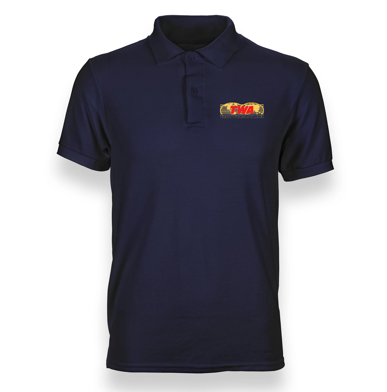 TWA AIRLINES POLO T-SHIRT