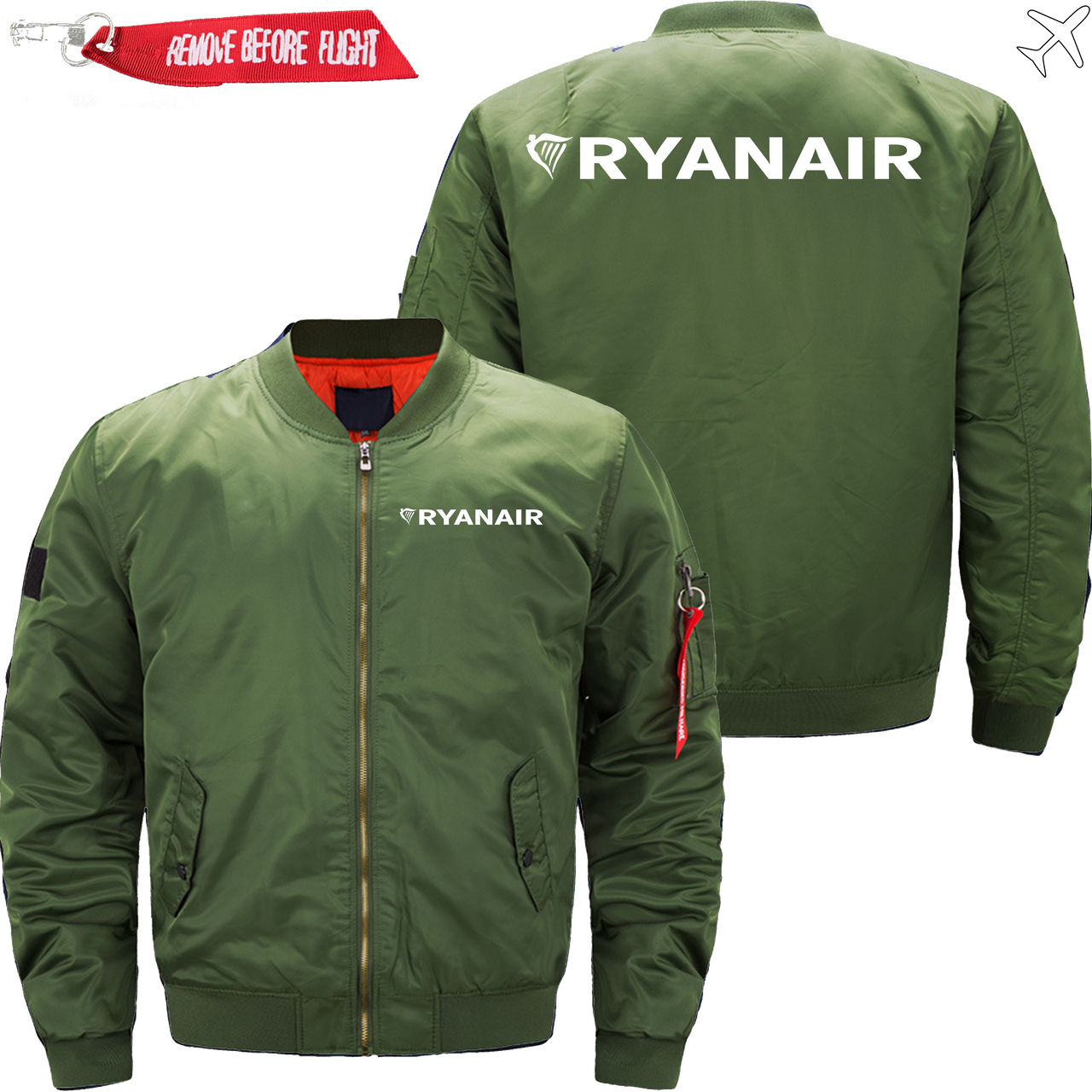 RYANAIR AIRLINE JACKET MA1 BOMBER