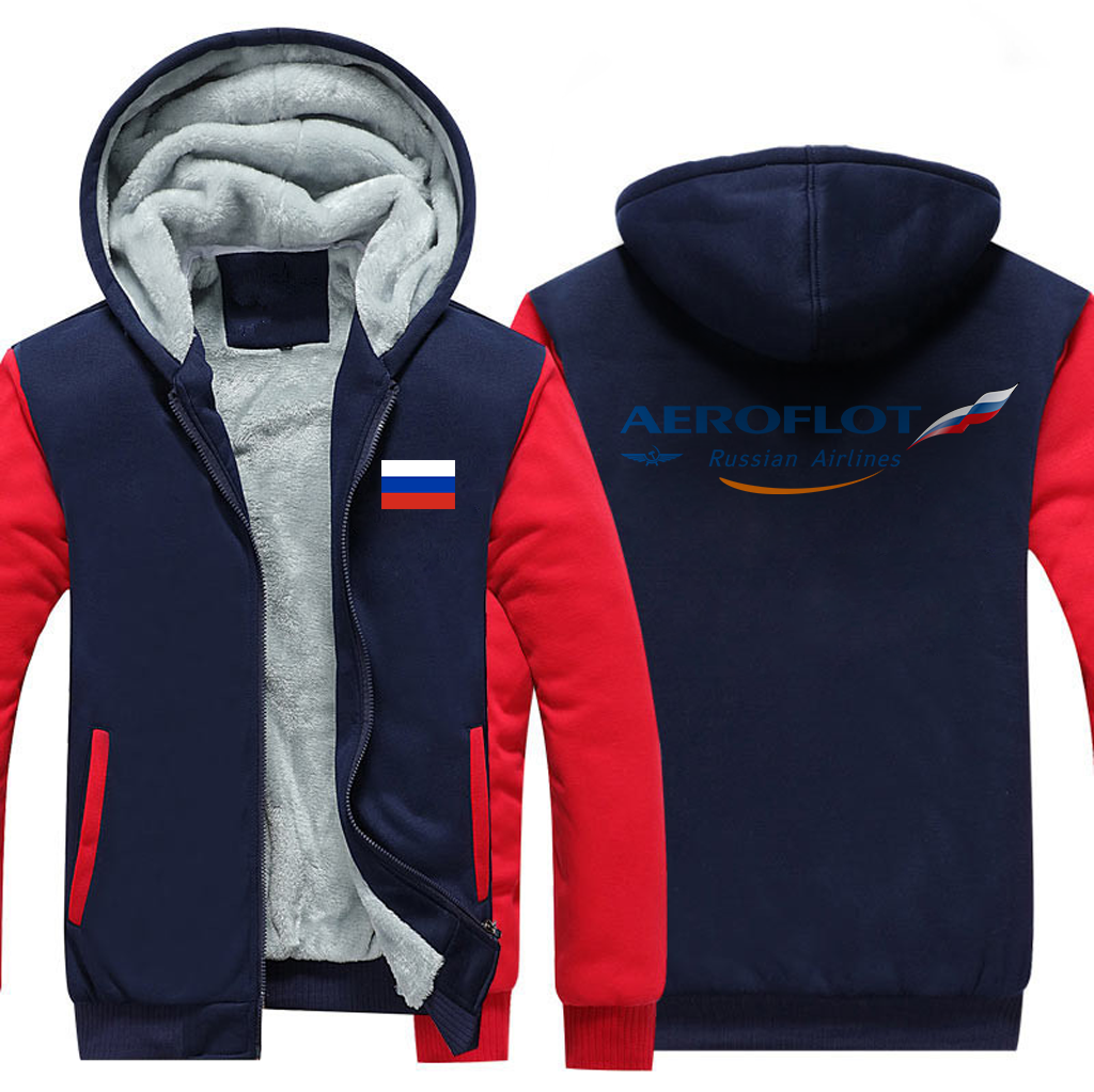 RUSSIAN AIRLINES  JACKETS FLEECE SWEATSHIRT