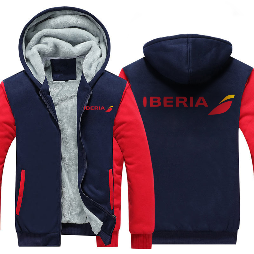 IBERIA AIRLINES  JACKETS FLEECE SWEATSHIRT