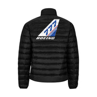 Thumbnail for BOEING 777 Men's Stand Collar Padded Jacket e-joyer