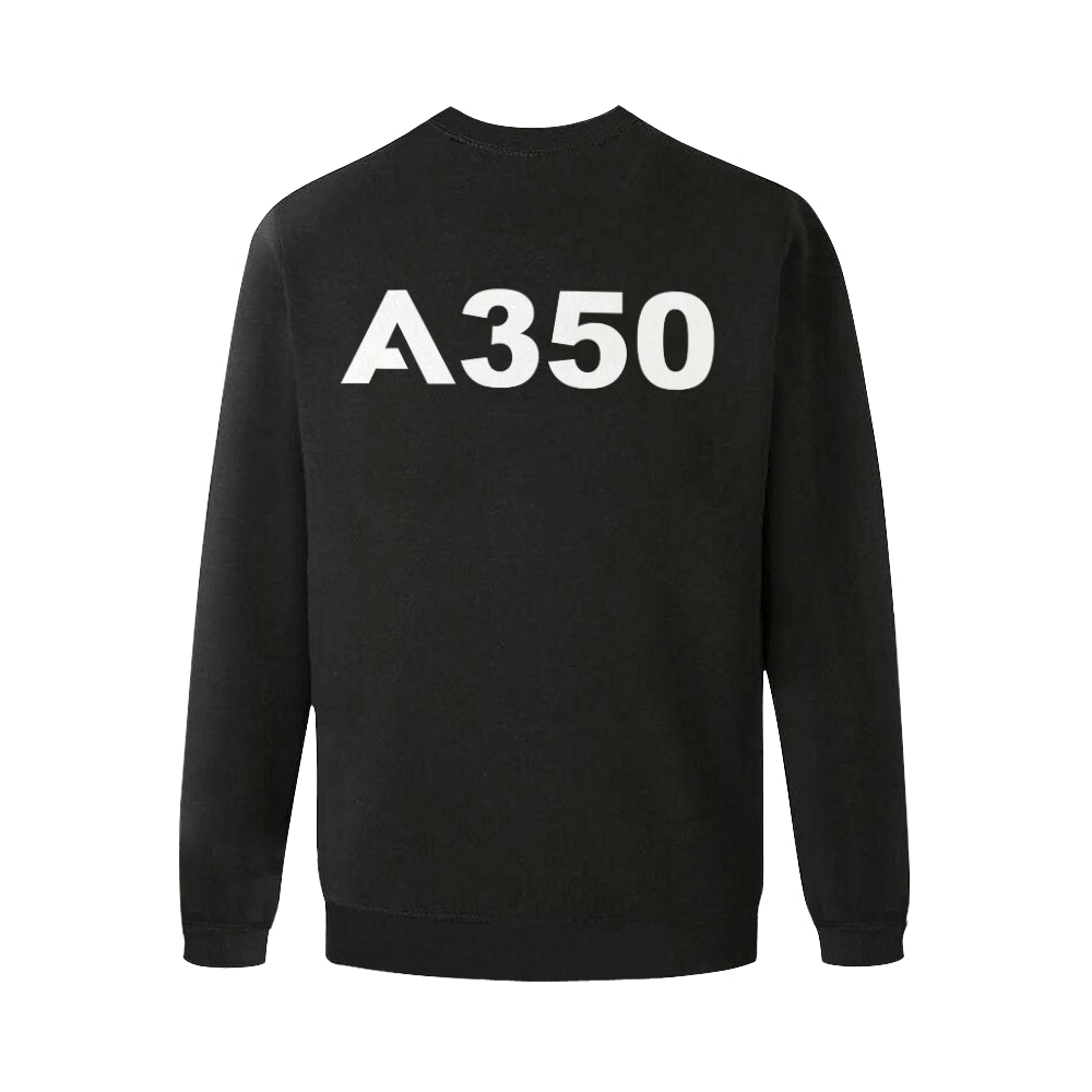 AIRBUS 350 Men's Oversized Fleece Crew Sweatshirt e-joyer