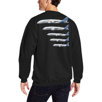 Thumbnail for AIRBUS 380 Men's Oversized Fleece Crew Sweatshirt e-joyer